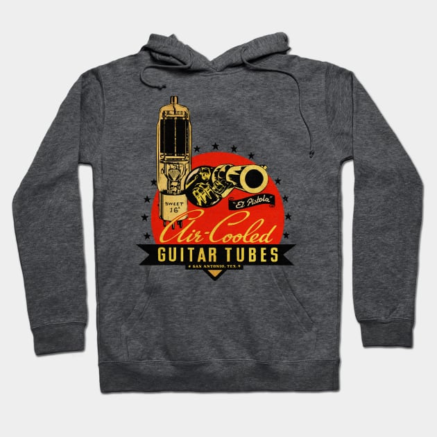 Vintage Guitar Tubes Hoodie by Kujo Vintage